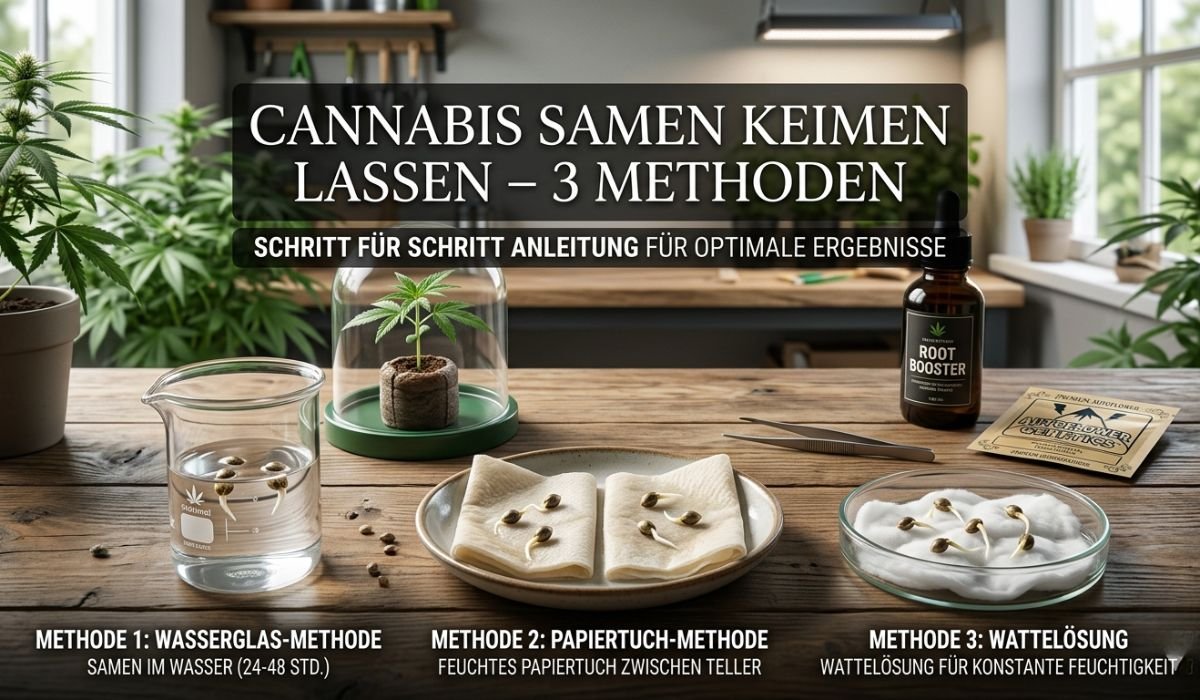 Cannabis Samen keimen lassen