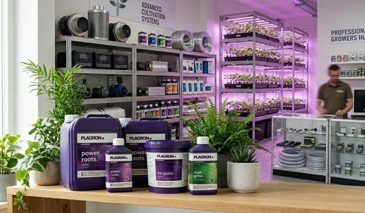 Plagron Dünger Nahaufnahme – Power Roots Wurzelstimulator, Bat Guano Blütebooster und Alga Grow Basisdünger in verschiedenen Größen für Cannabis Anbau